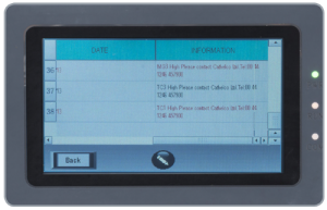 screen alarm info