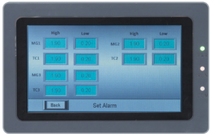 screen alarm set point